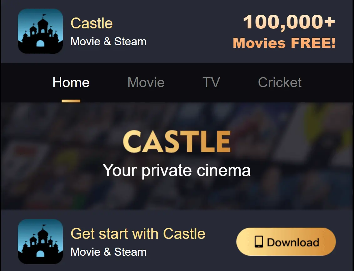 Castle Free Movies and TV Shows App Download Latest Version 2025