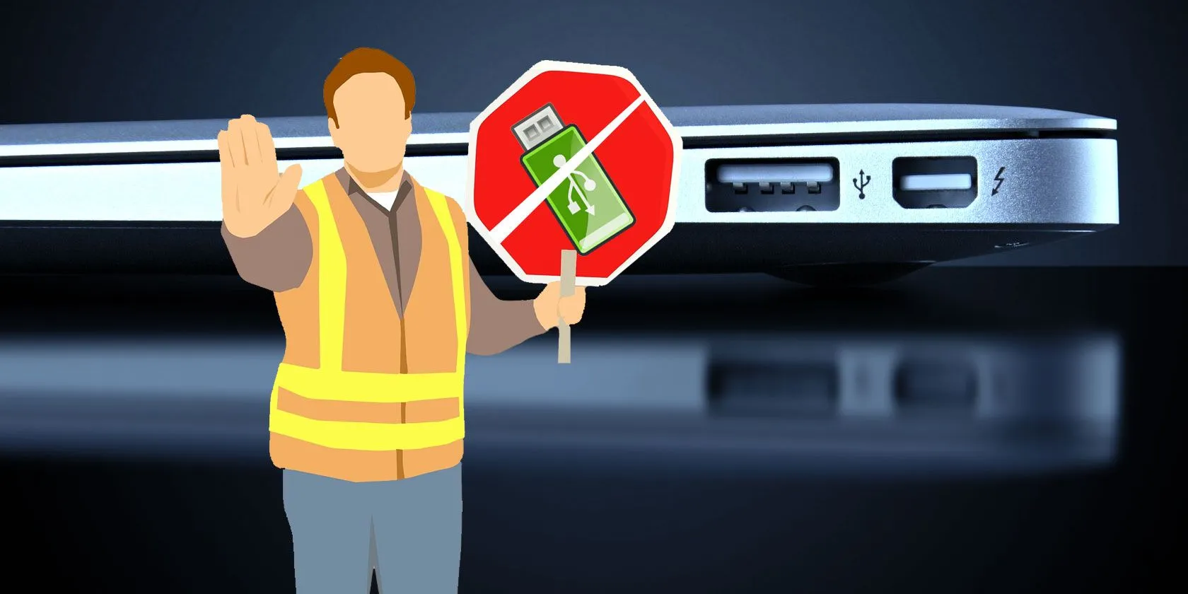 How to restrict/disable USB storage device without affecting keyboard